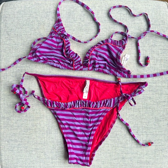 Nanette lepore bikini swimsuit S top and M bottom - Picture 1 of 4